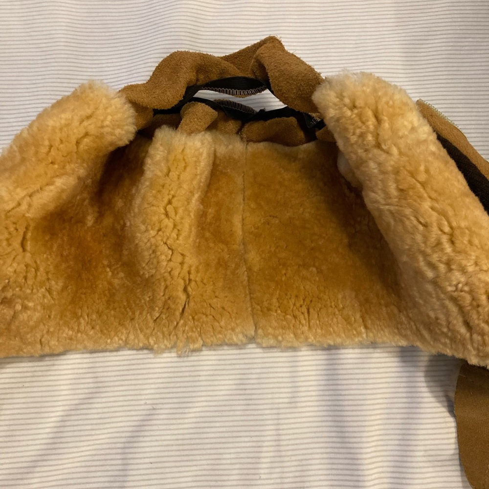 Sheep wool hard hat liner